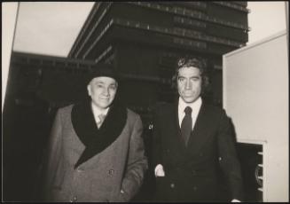 Pier Luigi Torri with his lawyer Eugenio de Simone 