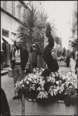 Couple on a fashionable street