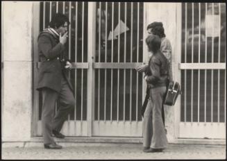 Three students caught by the Principal of  the 'Alberti' High School