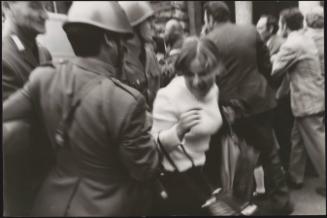 Clashes on the street between police and protesters