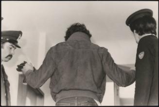 Mario Tuti, extreme right-wing terrorist, caught after escaping to Tuscany following a series of terrorist attacks and homicides, 1975