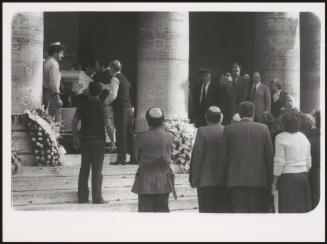 A funeral held for 2-year-old toddler, Stefano Gaj Taché, who was killed in Great Synagogue of Rome attack