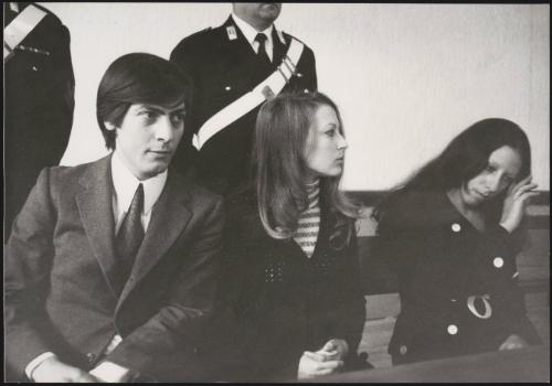 Lucio De Lellis, Liliana Guido and Dana Faith Benjamin in court during their murder trial