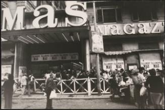 Street scene outside a building in Rome
