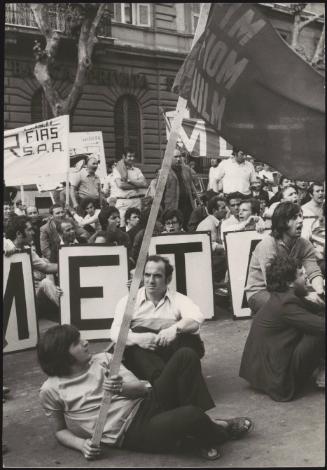 Left wing demonstration