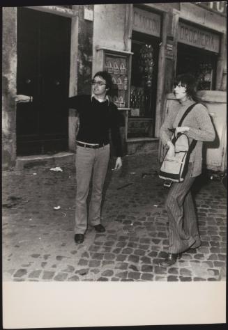 Portrait of Jane Fonda on the street