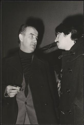 The composer Luigi Nono (left) 