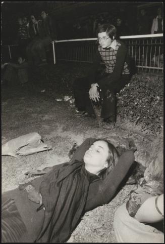 Young people in the park