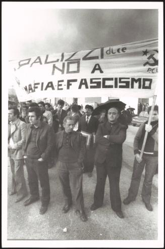 An anti Mafia demonstration held my members of the PCI in Calabria