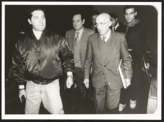Giorgio Napolitano and his armed bodyguard