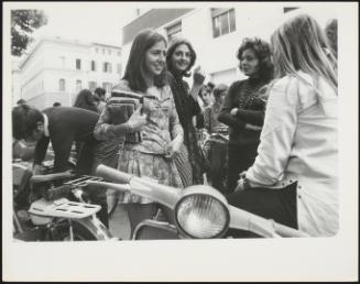 Young students out of class