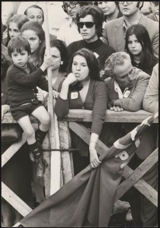 Italian Communist Party supporters at a demonstration 