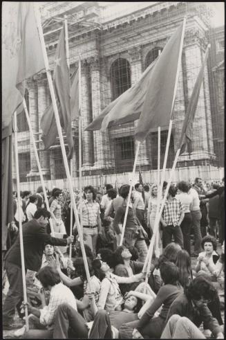 Communist Party rally and sit-in