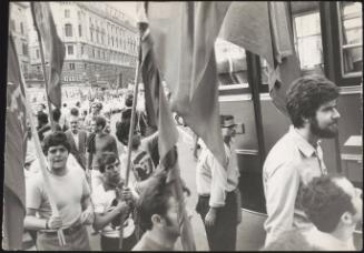 Crowd at a PCI (Communist Party) rally 
