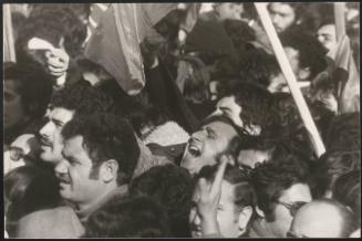 Crowd at a Communist rally