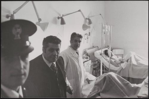 Professor Grassi on a hospital ward