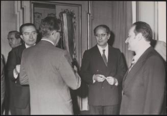 Christian Democrats Emilio Colombo and Giulio Andreotti