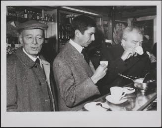 Italian Communist politicians Giancarlo Pajetta and Luigi Longo