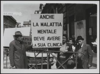 Demonstration over the reform of laws governing psychiatry