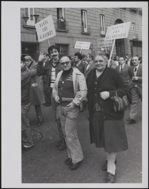 An anti Camorra protest in Naples, October 1982
