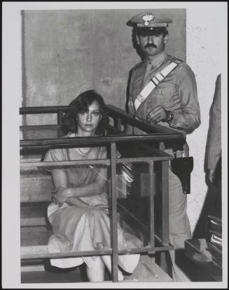 Giuliana Conforto being tried for her involvement in Aldo Moro's kidnapping by the Red Brigade