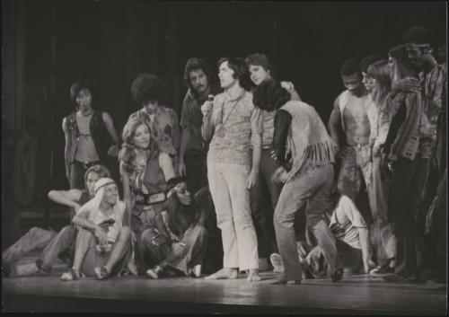 Scene from the musical 'Hair'