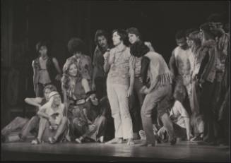 Scene from the musical 'Hair'