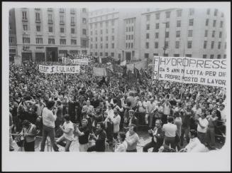 A worker's demonstration against the Mafia and Camorra