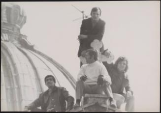 Squatters in roof protest