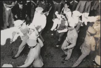 Maria Pia Vianale and Franca Maria Salerno of the left wing terrorist organisation Armed Proletarian Nuclei (NAP) after their arrest