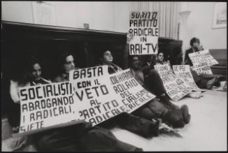 The Radical Party demanding to be heard on RAI TV 