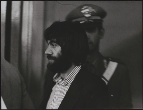 Fiorentino Conti of the left wing Armed Proletarian Nuclei (NAP) organisation in court in 1977