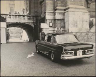 József Mindszenty arriving at the Vatican