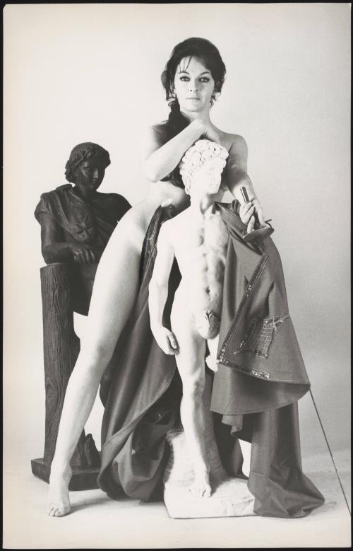 Portrait of a nude Lisa Gastoni