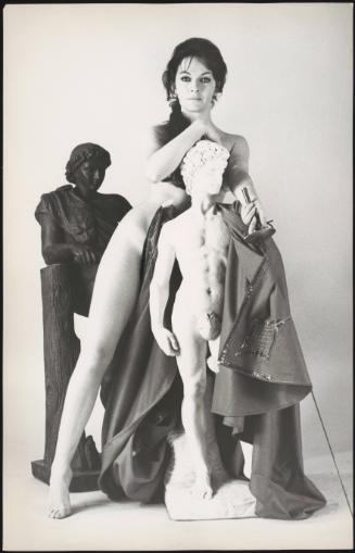 Portrait of a nude Lisa Gastoni