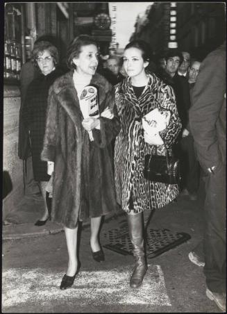 Women with fur coats