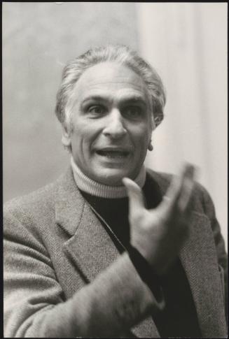 Portrait of politician and civil rights activist Marco Pannella