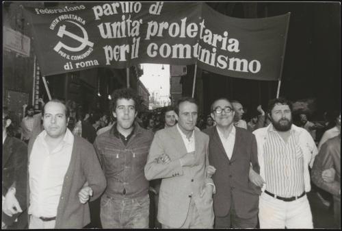 Members of the PCI (Italian Communist Party; including Eliseo Milani and Vittorio Foa 