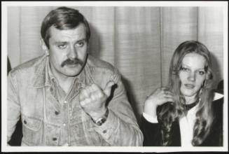 Russian filmmaker Nikita Mikhalkov and actress Elena Proklova