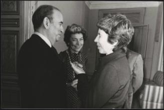 Author Natalia Ginzburg and journalist Arrigo Benedetti 