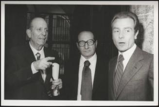 Gianni Letta, Enrico Mattei and Giampaolo Cresci