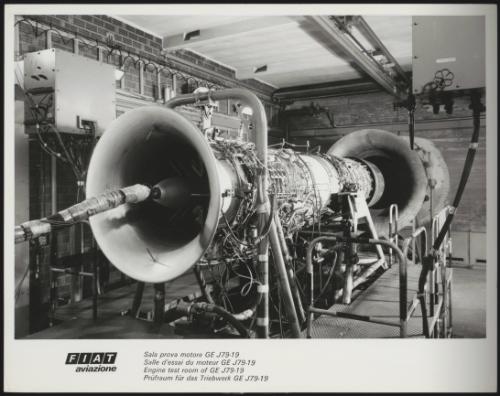 FIAT production photo of an aircraft engine 