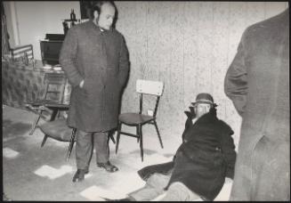 Survivors of the Belice earthquake in a community building