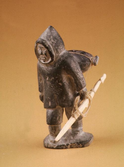 Hunter Carrying a Seal