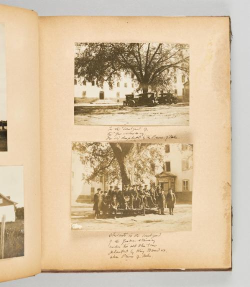 [Seminary with storied tree] Page 7 of Quebec I; from collection of Canadian albums compiled by Edith S. Watson, 1890s-1930s