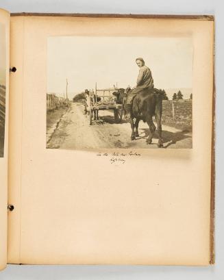 On the Isle aux Coudres highway Page 41 of Quebec II; from collection of Canadian albums compiled by Edith S. Watson, 1890s-1930s
