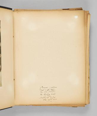 [The old Basilica, destroyed by fire] Page 3 of Ste Anne de Beaupré; from collection of Canadian albums compiled by Edith S. Watson, 1890s-1930s