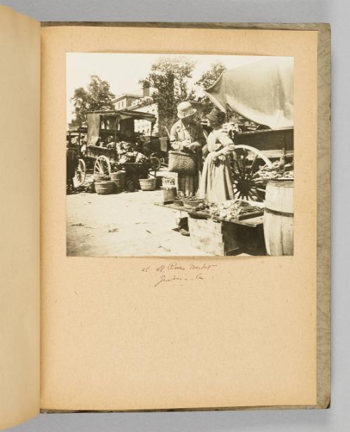 At St. Roch's Market, Quebec, Can. [Page 55 of Victoria Hayward album]