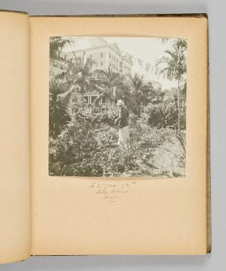 In the grounds of the House Colonial, Nassau [Page 9 of Victoria Hayward album]