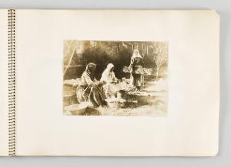 [Three women processing mushrooms], page 41 of The Doukhobors I album]